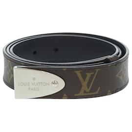 Louis Vuitton Monogram Leder- und Canvas-Gürtel