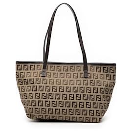 Fendi – Borsa Tote Zucchino in Tela Monogram – Anni 2000