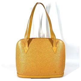 Borsa tote in pelle Epi Louis Vuitton
