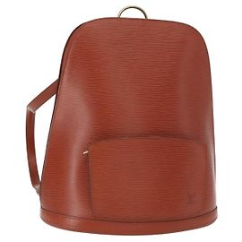 LOUIS VUITTON Zaino Epi Gobelins Marrone Kenya M52293 LV Auth 160667