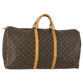 LOUIS VUITTON Borsa Boston Monogram Keepall 60 M41422 Auth LV am10374