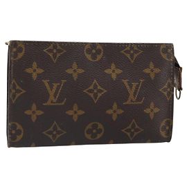 LOUIS VUITTON Monogram Bucket PM Accessory Pouch LV Auth 162697