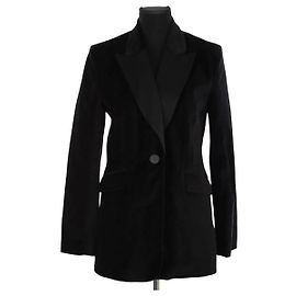 Claudie Pierlot Blazer de algodón negro