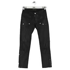 Zadig & Voltaire Pantalones slim de cuero negro
