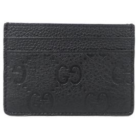 Gucci GG Emblem Business Card Holder