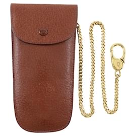 Gucci Old Schlüsseletui - Braunes Leder