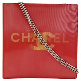 Borsa a spalla con catena olografica Chanel