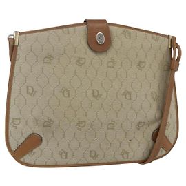 Borsa a Spalla Vintage Honeycomb in Tela e Pelle Christian Dior