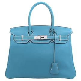Borsa Hermès Birkin 30 Blue Jean