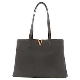 Borsa Tote Versace in pelle di vitello