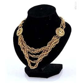 Vintage Chanel Mehrstrang Sautoir Halskette seltenes Modell