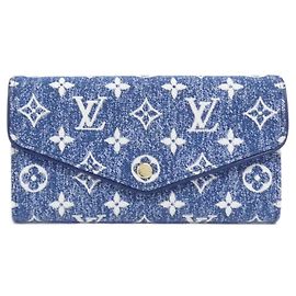 Louis Vuitton Monogram Jacquard Denim Geldbörse