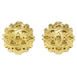 Orecchini a clip dorati Chanel