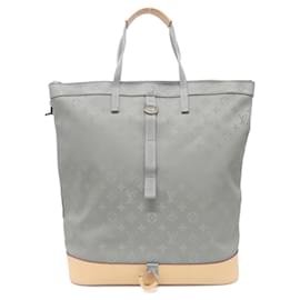 Zaino con zip in titanio Monogram Louis Vuitton