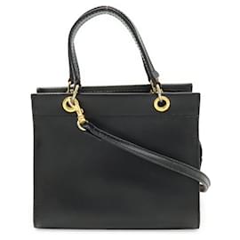 Céline Borsa a spalla in pelle nera Celine