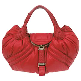 Borsa a mano Fendi x Moncler Spy rossa