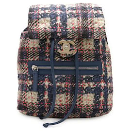 Zaino in stampa tweed Chanel