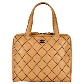 Chanel Wild Stitch Leder Tote Bag