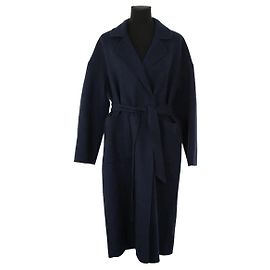 Barbour Abrigo de lana azul