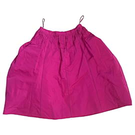 Falda Burbuja Louis Vuitton Rosa de Poliéster