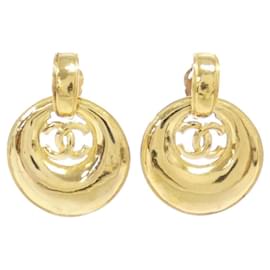Gold Clip Ohrringe von Chanel