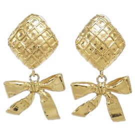 Orecchini a clip dorati Chanel