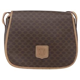 Céline Borsa a Spalla Celine Vintage Macadam in Tela e Pelle