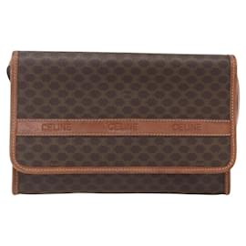 Céline Borsa a Spalla Macadam Vintage Celine in Tela e Pelle