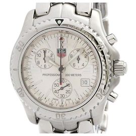 TAG HEUER Link Cronografo Orologio in Acciaio Quarzo da Uomo CT1112