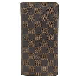 Portafoglio Lungo Bi-fold Damier Brazza Louis Vuitton