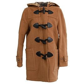 Cappotto Duffle Mersey Burberry in Lana Marrone