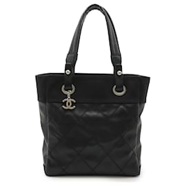 Borsa tote 2 in 1 in tela rivestita Chanel Paris Biarritz