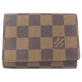 Louis Vuitton Damier Enveloppe Carte de Visite Card Case
