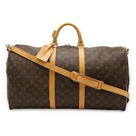 Borsa da viaggio Louis Vuitton Monogram Keepall Bandoulière 55