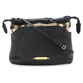 Borsa a Spalla in Pelle Mega Check Burberry