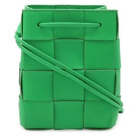 Borsa a secchiello piccola Maxi Intrecciato di Bottega Veneta