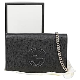 Gucci Interlocking Soho Chain Shoulder Crossbody Bag