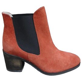 Botines Ganni Filippa Split Coral Ante