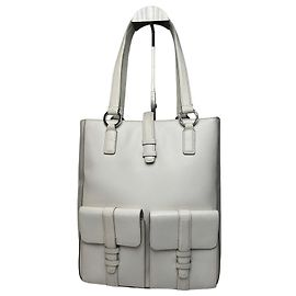 Vintage Givenchy Lederhandtasche Weiß