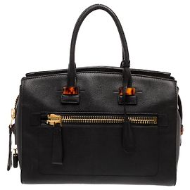 Borsa Charlotte in pelle con dettagli in smalto grande - Tom Ford