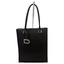 Delvaux Le Jeff Bolso Tote de Cuero Negro