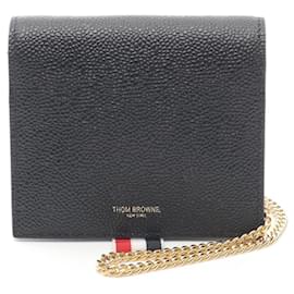 Portacarte in pelle Thom Browne