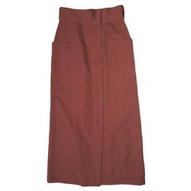 Autre Marque Falda de gabardina de lana LIBRARY nano universe