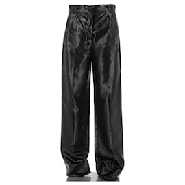 Pantalones de charol negro Coperni