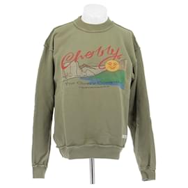 Khaki Sweatshirt Baumwolle Cherry M - Autre Marque