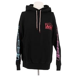 Autre Marque ARIES Kapuzenpullover schwarz mit mehrfarbigem Logo