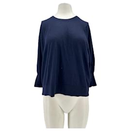 Eric Bompard Kaschmirpullover Navy Blau
