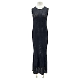 Autre Marque Langes schwarzes Kleid "Molino"