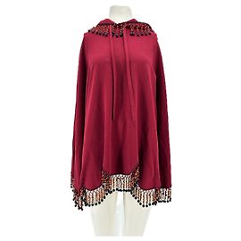 Autre Marque Sudadera con capucha burdeos
