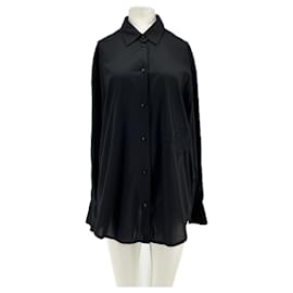 Camicia DMN in cotone nera S